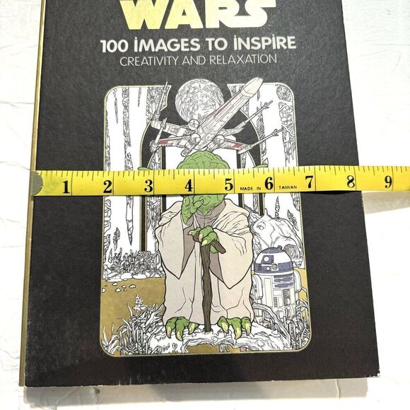 New Star Wars 100 Images to Inspire Creativity & Relaxation Art Therapy Hardback - Picture 11 of 11